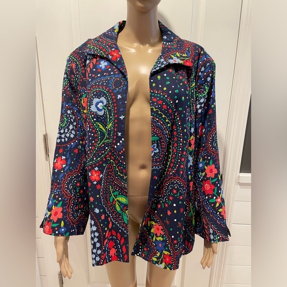Alfred Dunner Floral Blazer size 20W - Picture 2 of 5